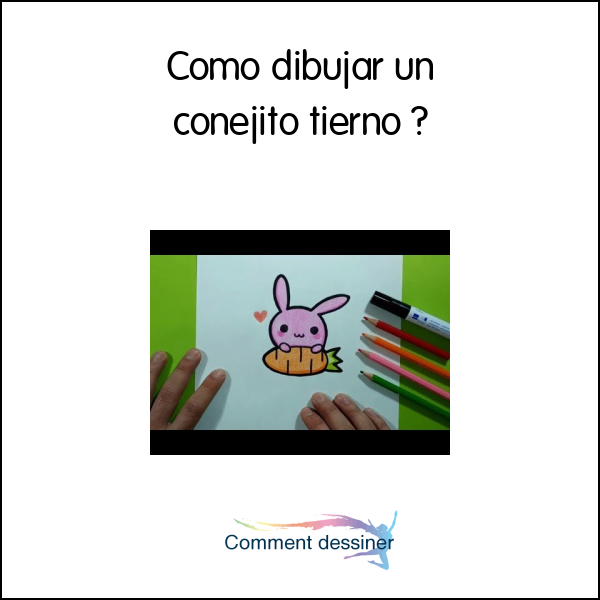 Como dibujar un conejito tierno